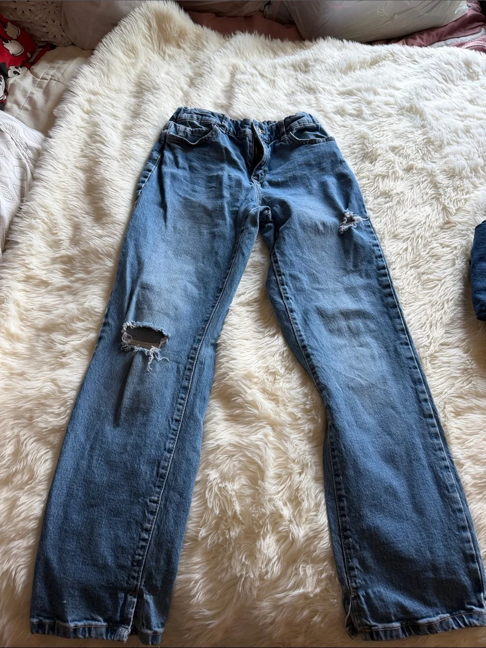 Girls Blue Denim Jeans - Classic & Light Wash Options